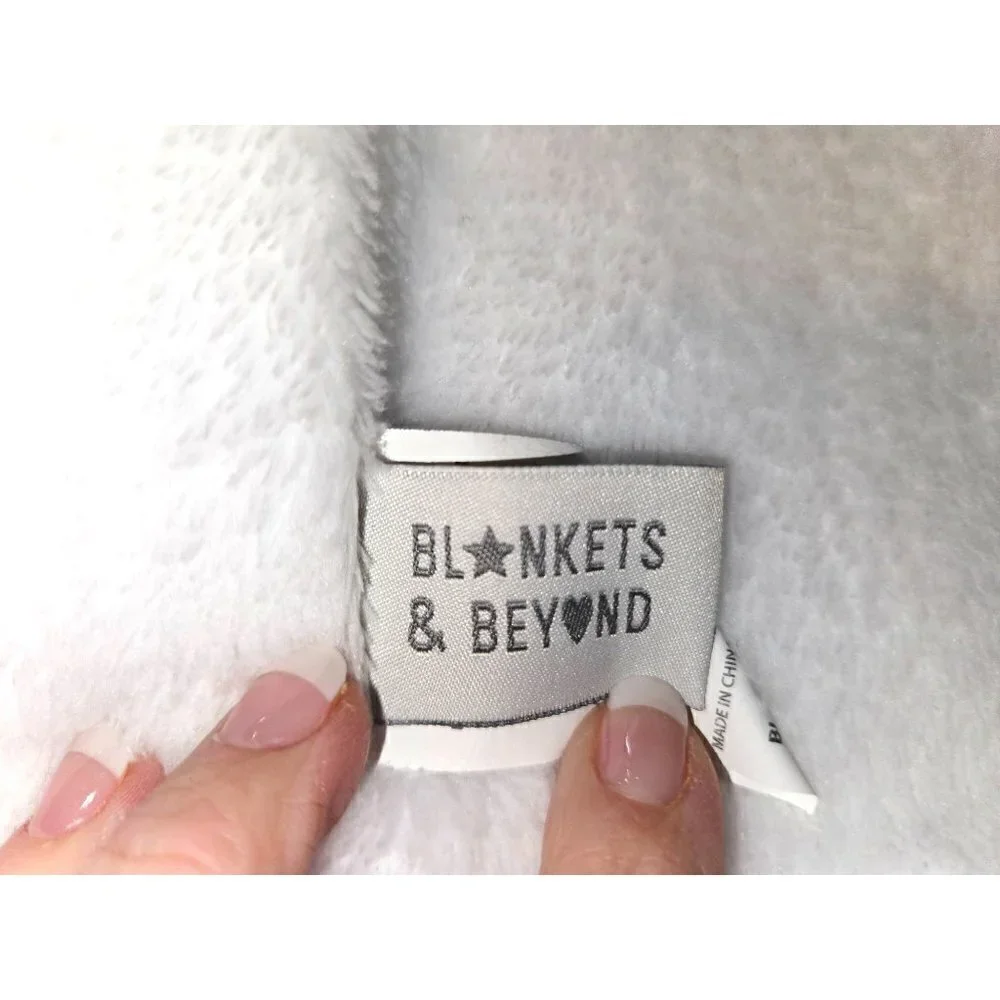 Blanekts &‎ Beyond Llama Bathrobe Unisex Baby 12 M Grey Blue Stars Animals NEW